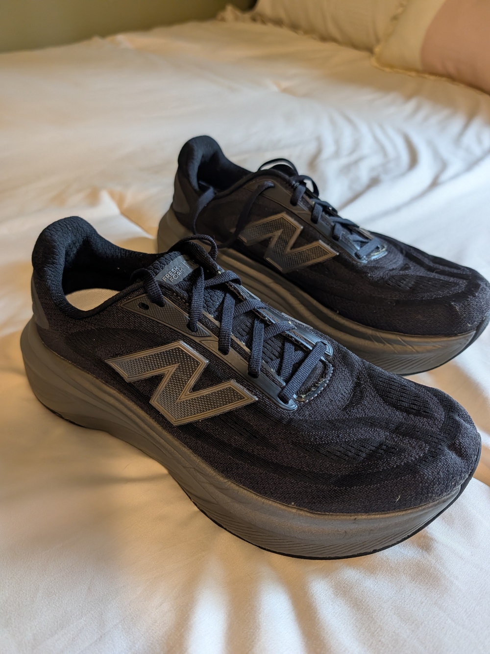 New Balance Fresh Foam X More v6 Black Running Shoes Men’s 8.5 2E Wide
